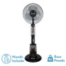 Ventilador de pie Tromba con nebulizador Fabrilamp / Abrila 80W negro 184441009