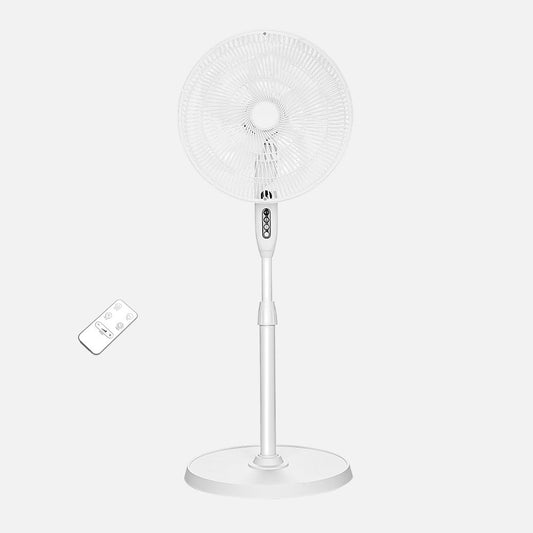 Ventilador de pie Verdel Fabrilamp / Abrila 256241001 para combatir el calor.