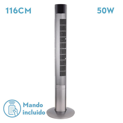 Ventilador de Torre Principe Plata Fabrilamp / Abrila 211071010