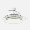 Ventilador de Techo LED DECOR Fabrilamp / Abrila 264390101 con aspas retráctiles