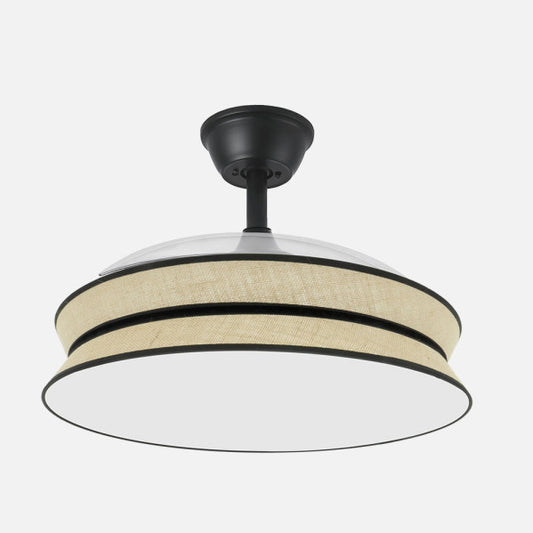 Ventilador de Techo DECOR 108 cm Aspas Retráctiles LED Negro Fabrilamp - imagen 2 | Fabrilamp / Abrila