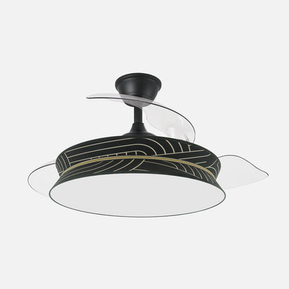 Ventilador de techo Decor Fabrilamp / Abrila con aspas retráctiles, ref. 264390509