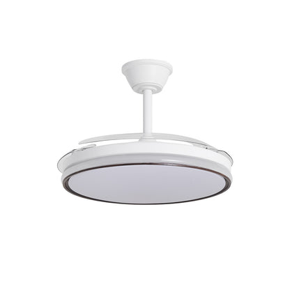 Ventilador de techo Dublin de AJP / Alemar en un ambiente moderno, destacando su diseño elegante