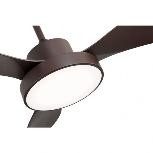Ventilador de Techo con Luz Hayate 120 cm Marrón Fabrilamp - imagen 2 | Fabrilamp / Abrila