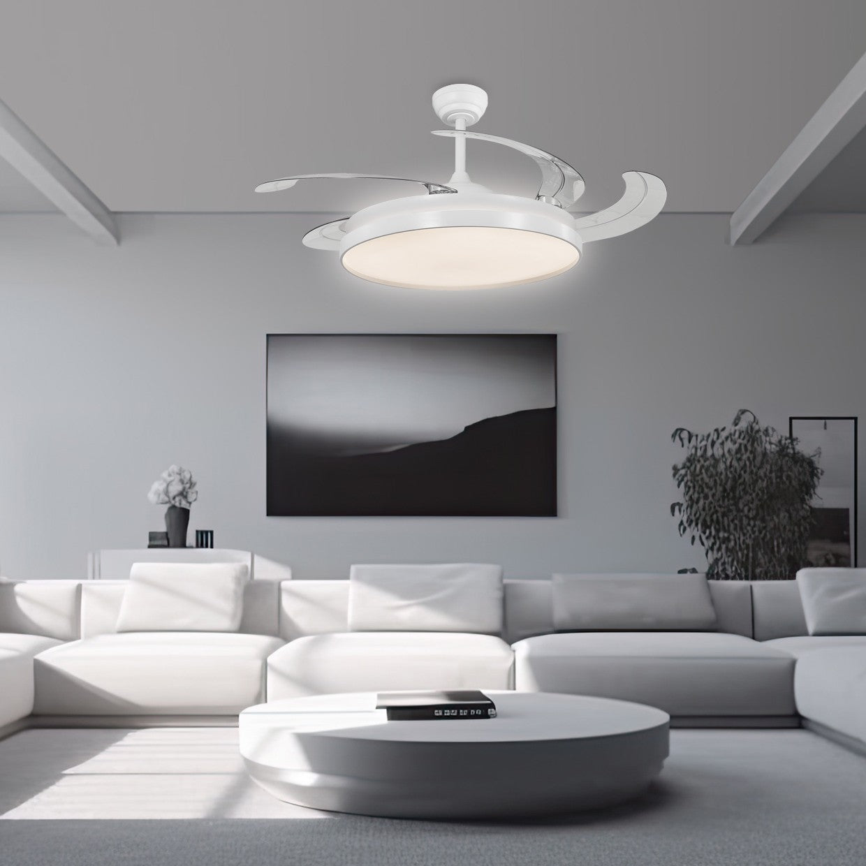 Medidas Ventilador Henry XXL Blanco 60cm AJP/Alemar Ref. 11568 - LuzGuru.com
