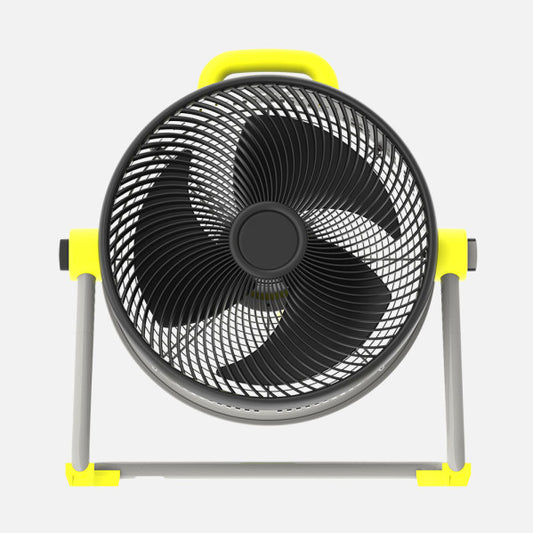 Ventilador Industrial de Suelo Corintio 100 W Amarillo y Negro Fabrilamp - imagen 2 | Fabrilamp / Abrila