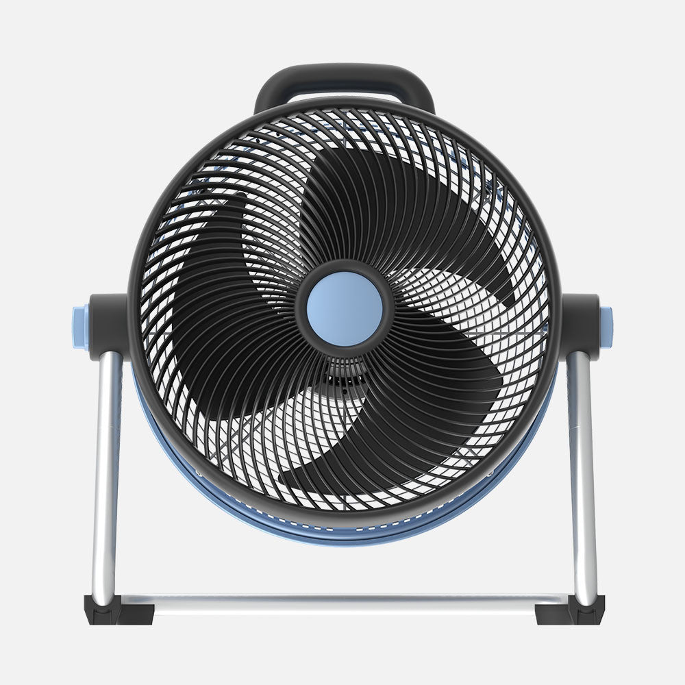 Ventilador Corintio fabricado en Metal y ABS color Azul/Negro
