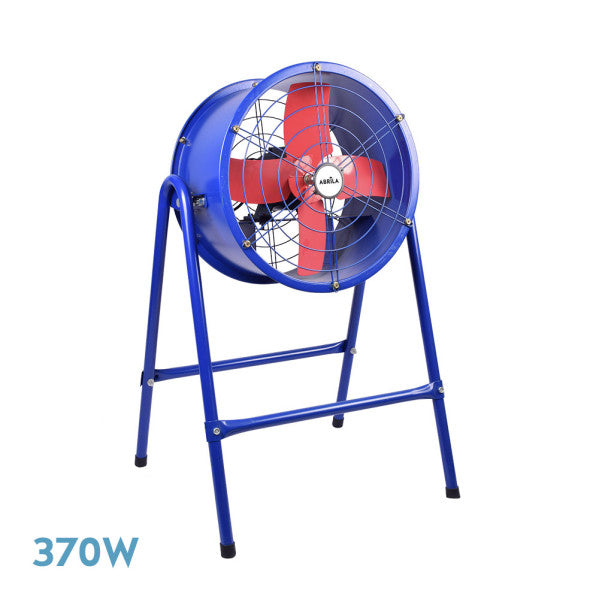 Ventilador industrial Torrente Azul/Rojo 370W de Fabrilamp con soporte, 98x48x27cm.  Compra en luzguru.com