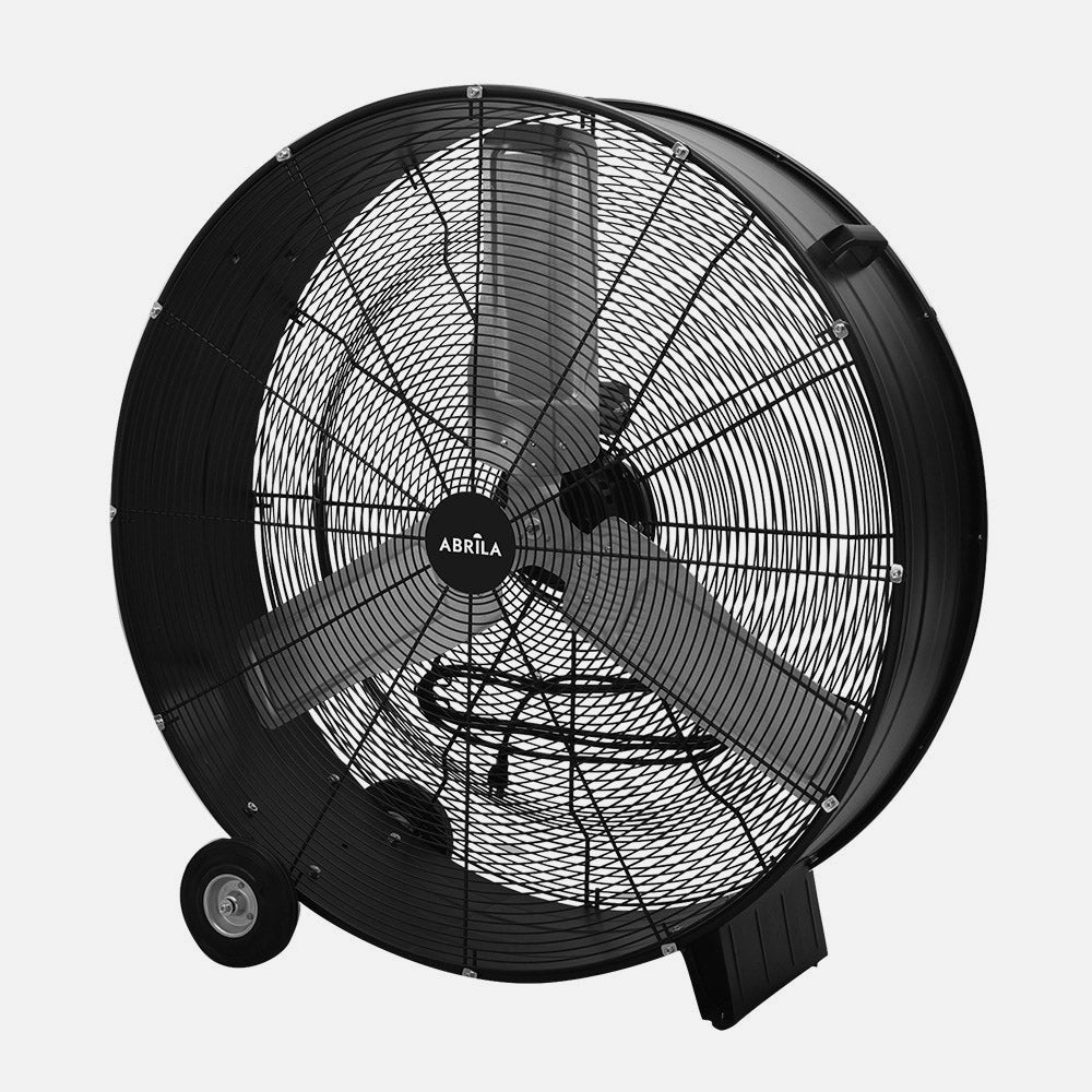 Ventilador industrial con 2 velocidades ajustables para adaptarse al espacio