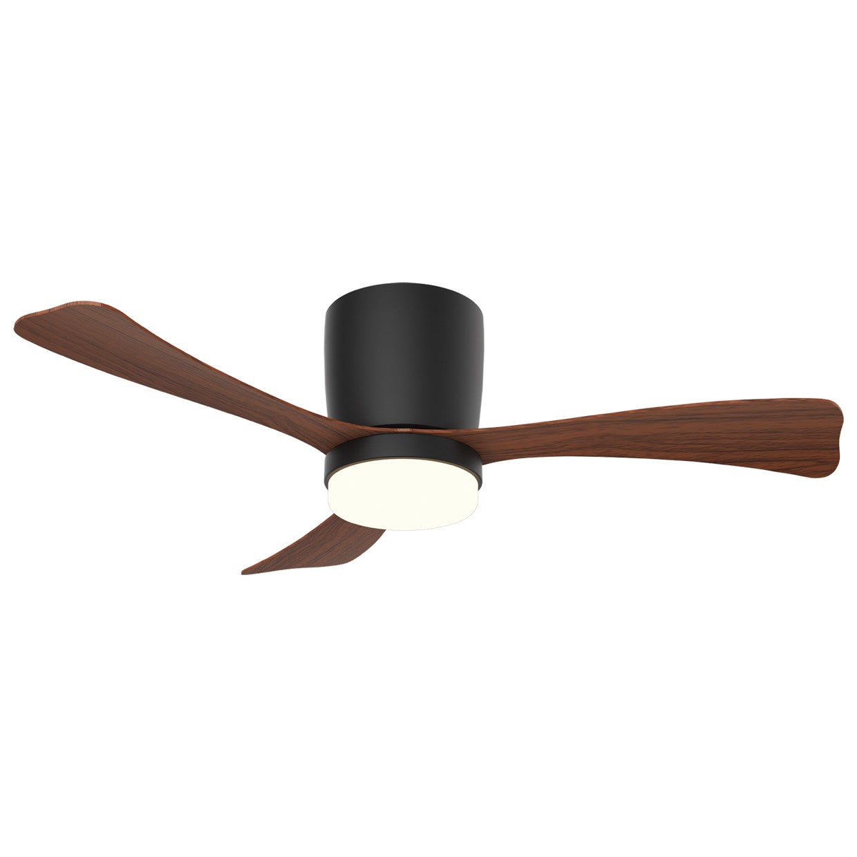 Ventilador de techo AJP / Alemar KENT 11837 - Negro Madera 107cm - luzguru.com