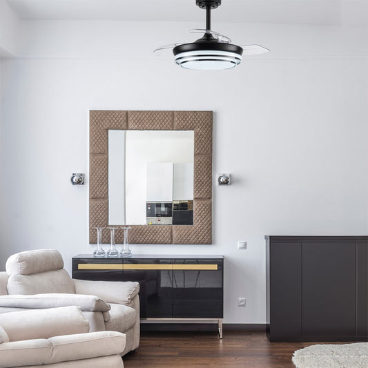 Ventilador Lander Mini fabricado en Acero color Negro