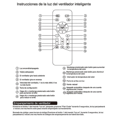 Ventilador techo Luxe 50cm AJP/Alemar (Ref. 11831) - ¡Siente la brisa fresca y silenciosa! luzguru.com
