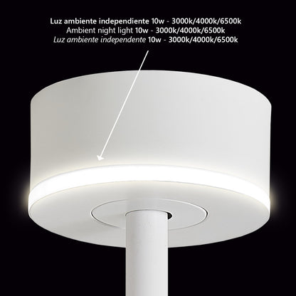 Ventilador techo Luxe Blanco 50cm AJP/Alemar (Ref. 11831) - Medidas detalladas. LuzGuru.com
