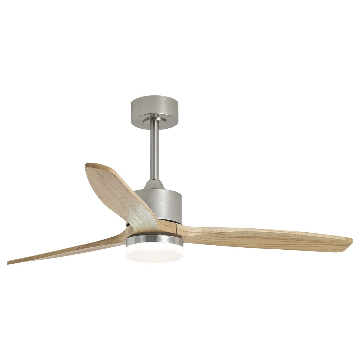 Ventilador de techo Madeira N.Sat-Mader AJP / Alemar con 3 palas de madera natural y luz LED integrada