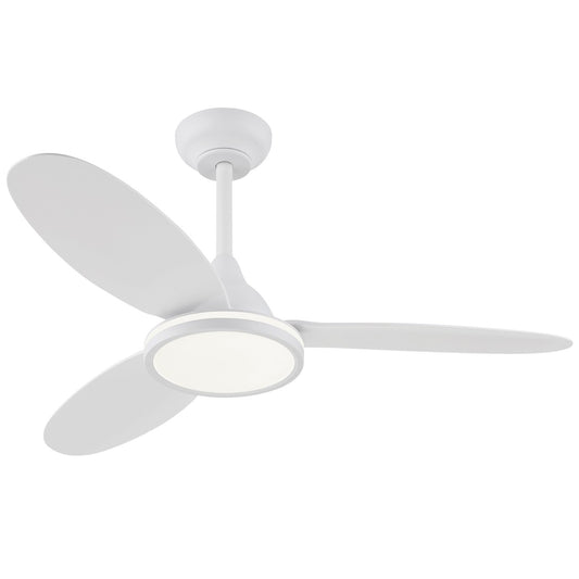 Ventilador de Techo con Luz Mahon 107 cm Blanco Alemar - vista principal | AJP / Alemar