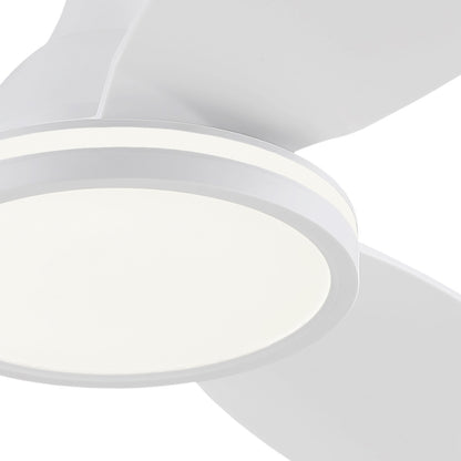 Medidas ventilador de techo Mahon 107cm blanco AJP/Alemar (Ref. 11561) - LuzGuru
