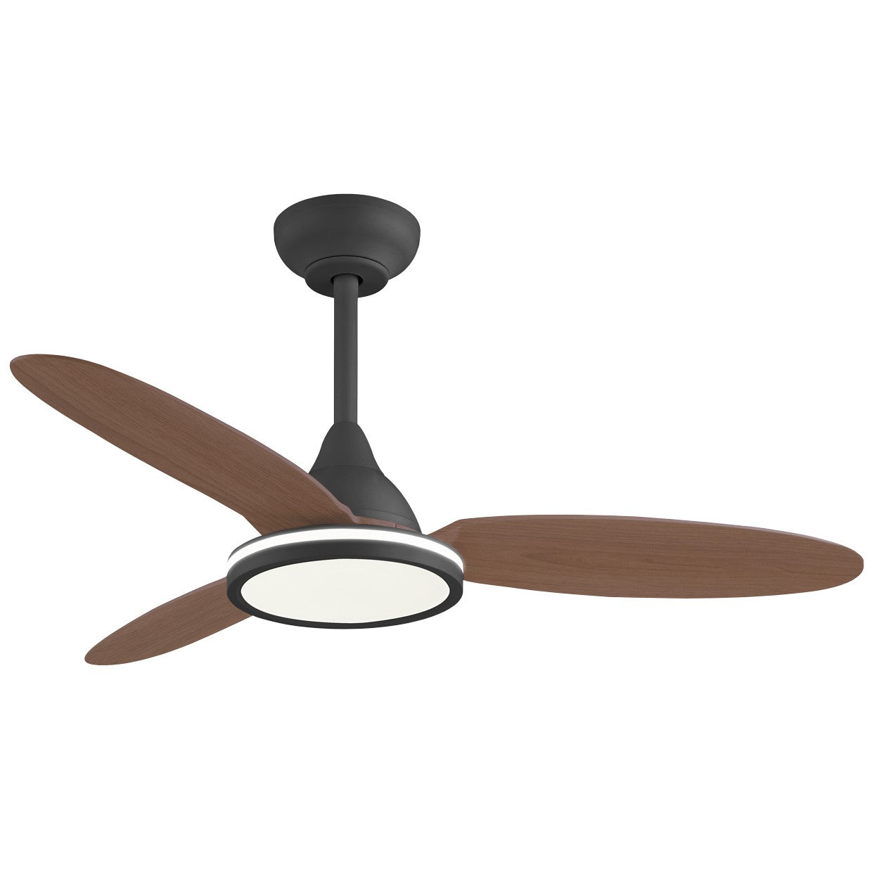 Ventilador Mahon Madera Oscura 107cm 3 Palas - AJP / Alemar - 11564 - luzguru.com