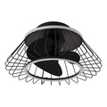 Medidas Ventilador Malabo Negro 50cm AJP Alemar Ref. 11548 - luzguru.com
