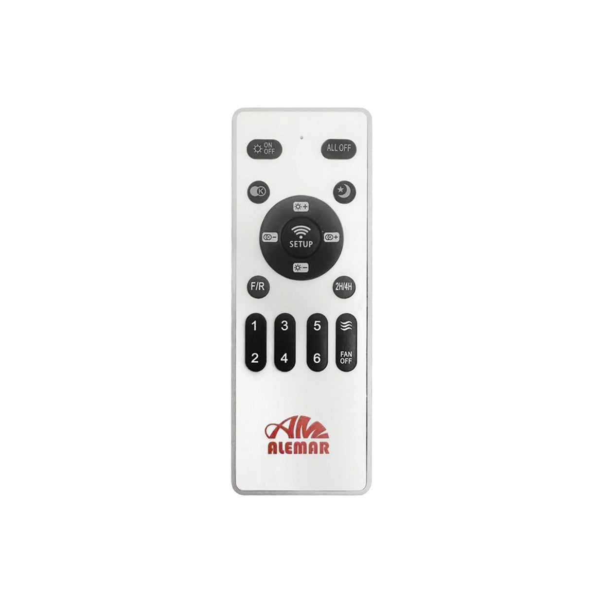 Ventilador de Techo PAPUA Blanco 132cm con Luz LED, detalle de las palas y la luminaria