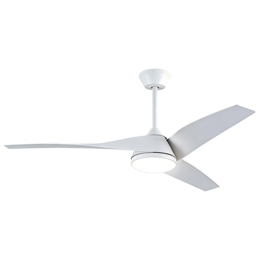 Ventilador de Techo PAPUA Blanco 132cm con Luz LED AJP / Alemar, vista frontal