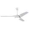 Ventilador de Techo PAPUA Blanco 132cm con Luz LED AJP / Alemar, vista frontal