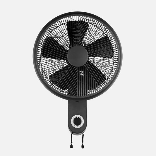 Ventilador de Pared ALZIR Negro Fabrilamp / Abrila 258461009
