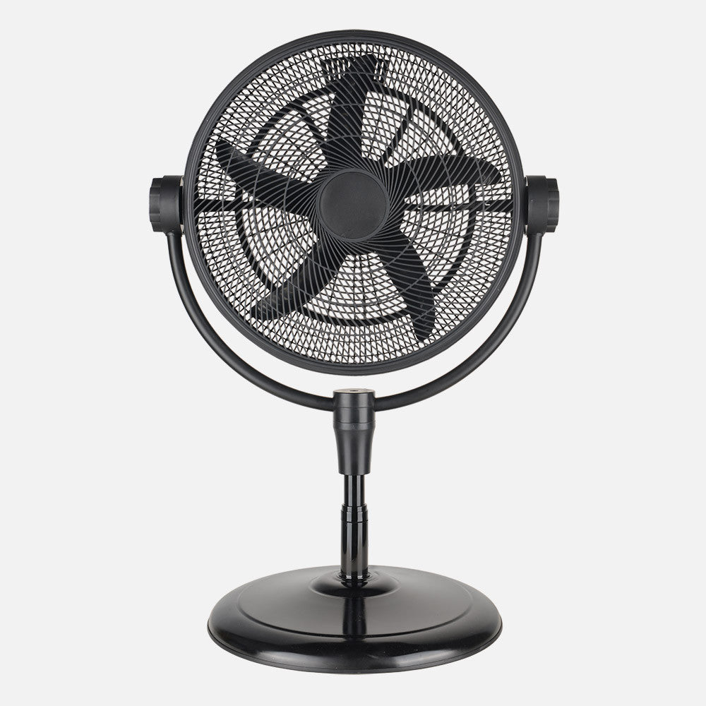 Ventilador Aifos fabricado en metal color negro