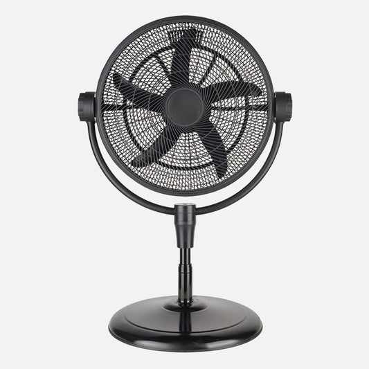 Ventilador Aifos fabricado en metal color negro