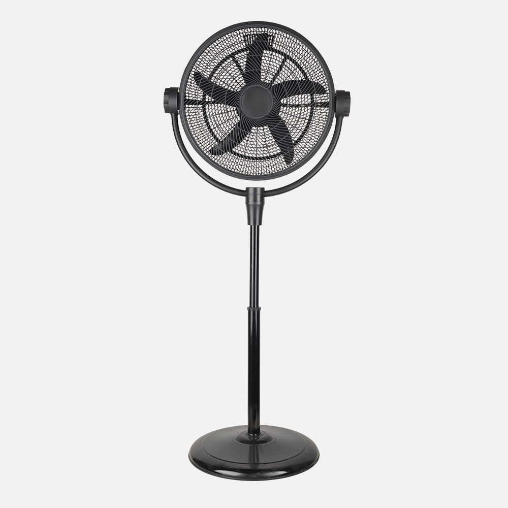 Ventilador de suelo negro ideal para salón