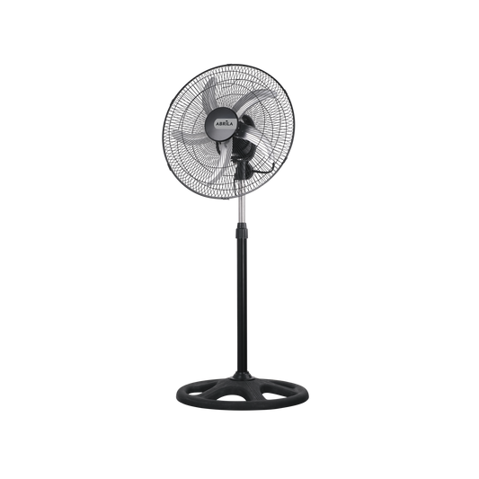 Ventilador de Pie Industrial Reforzado 75W 50 cm Negro y Plata Fabrilamp - vista principal | Fabrilamp / Abrila · Ref. 183641009