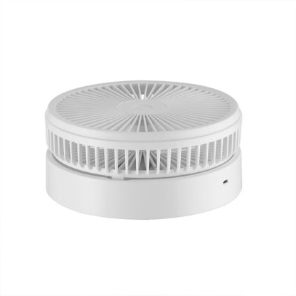 Ventilador Portátil Galan Blanco Fabrilamp, mostrando la batería