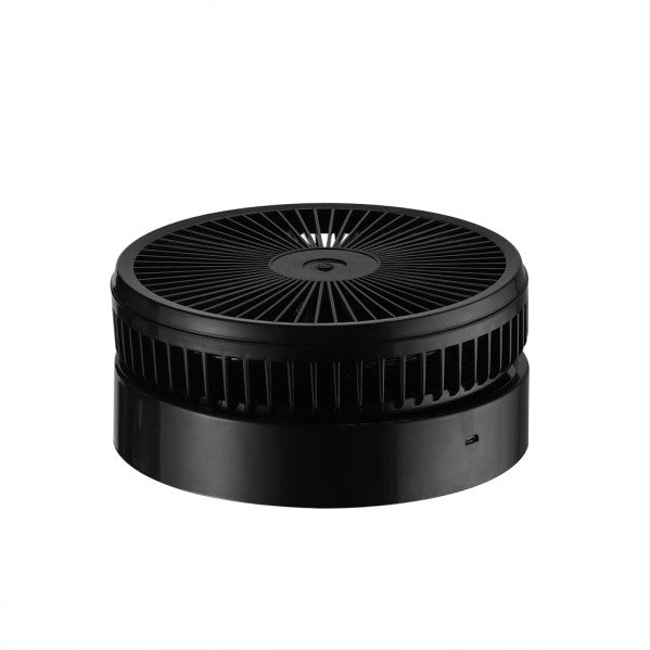 Ventilador Portátil Galan Negro de Fabrilamp, plegado y compacto, luzguru.com