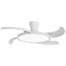 Ventilador de Techo Retráctil Qatar Blanco AJP / Alemar con palas cerradas