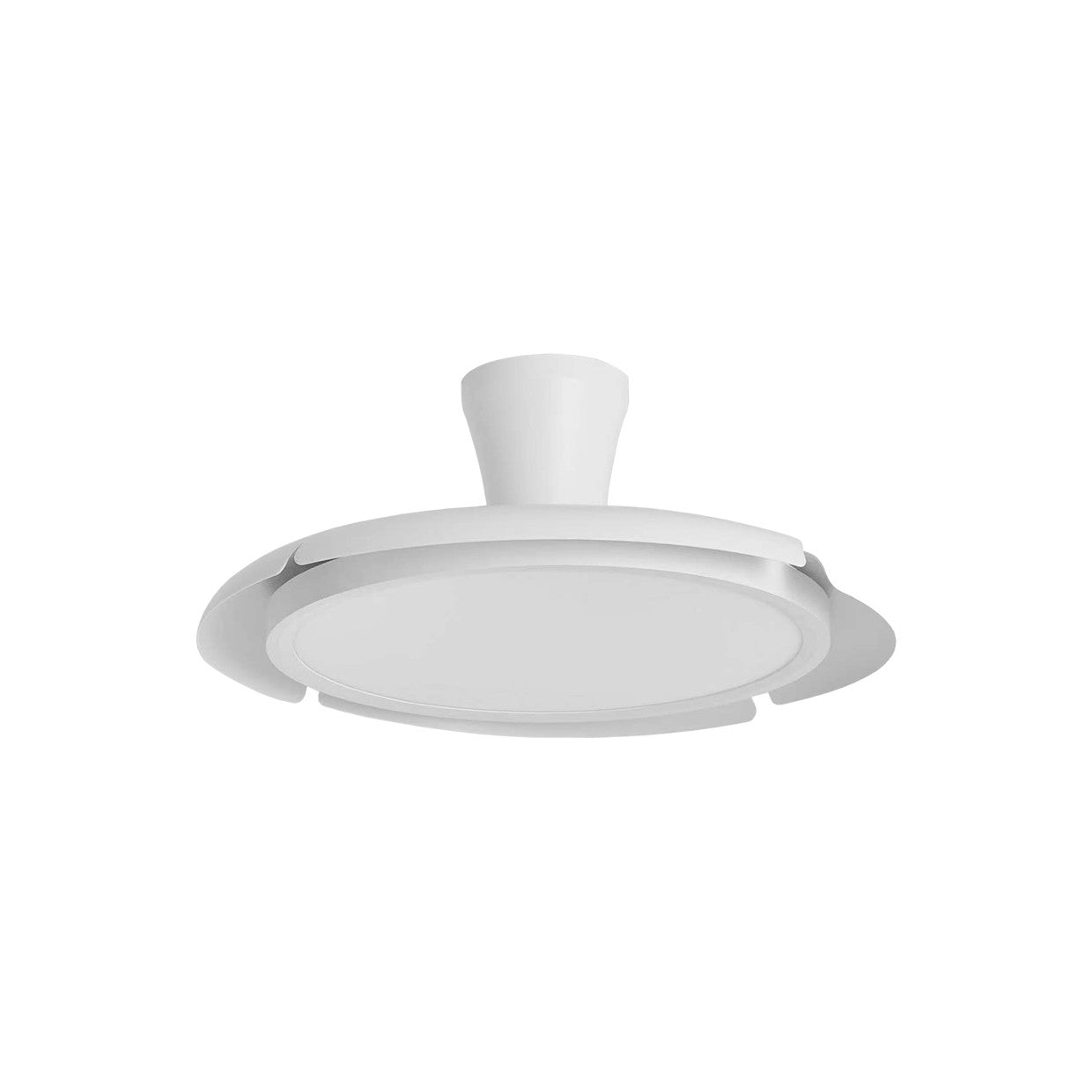 Vista lateral del Ventilador de Techo Retráctil Qatar Blanco AJP / Alemar
