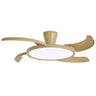 Ventilador de Techo Retráctil Qatar Madera AJP / Alemar con luz LED encendida
