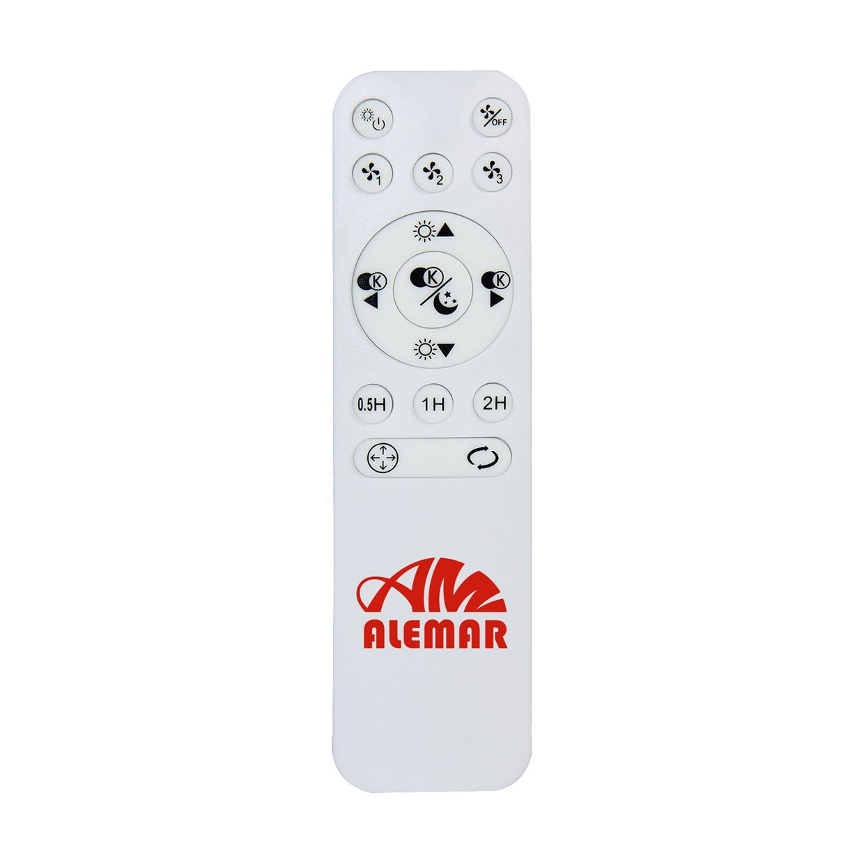 Medidas Ventilador Ramses Blanco 40W AJP Alemar Ref. 11570 - LuzGuru
