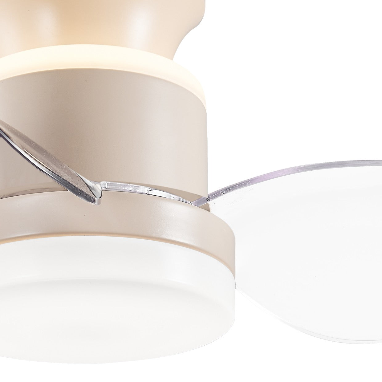 Ventilador techo Salento Arena AJP Alemar 558mm (Ref. 11567): Dimensiones detalladas.  Motor DC, LED, mando a distancia y app.  Máxima eficiencia y confort. LuzGuru.
