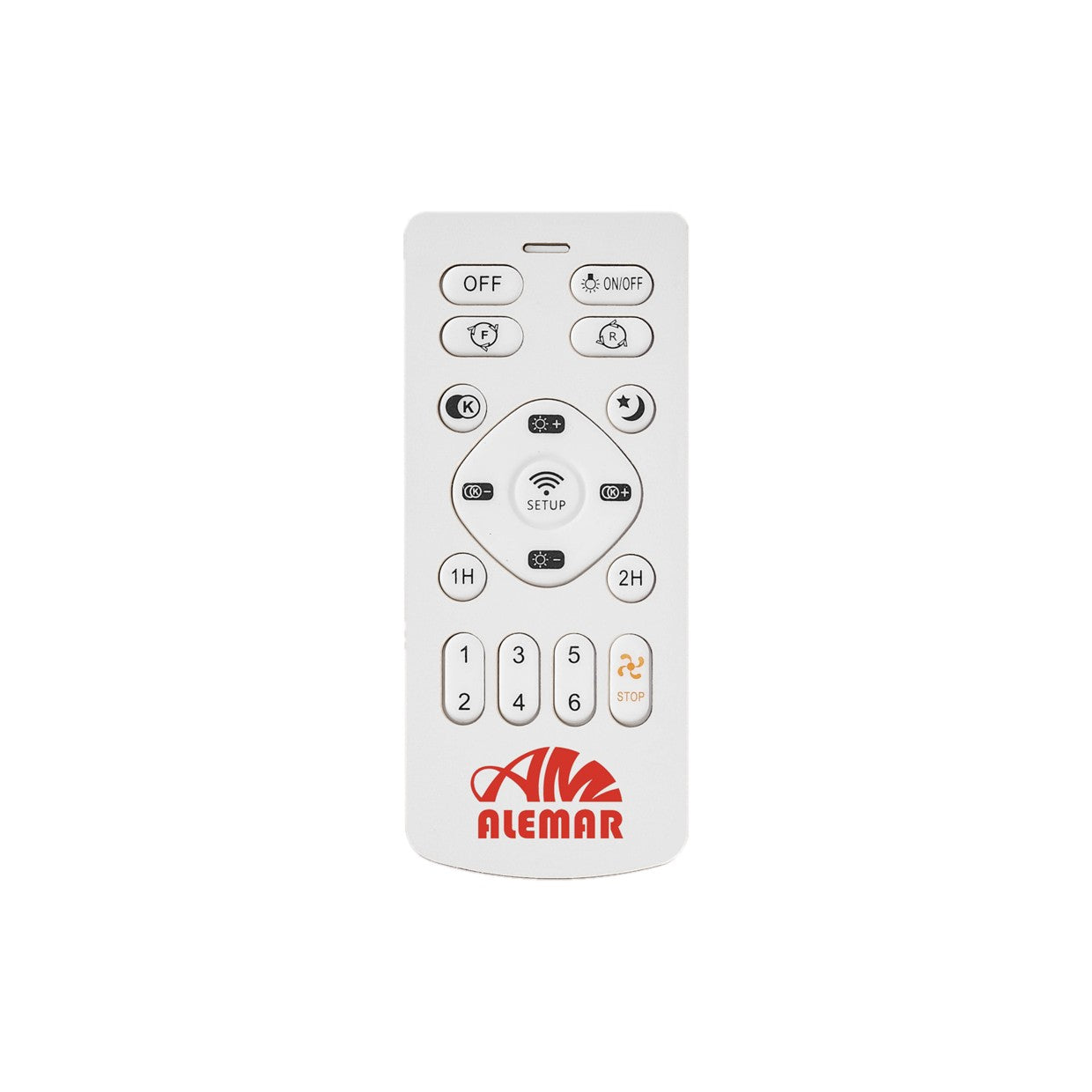 Medidas ventilador techo Salento Blanco AJP/Alemar Ref. 11565 - 558mm diámetro.  Luzguru.com

