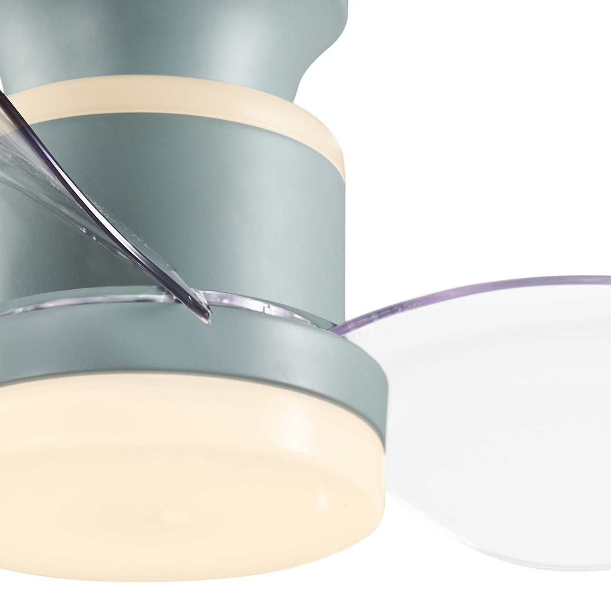 Ventilador techo Salento Verde AJP/Alemar 558mm (Ref. 11566): medidas detalladas.  Motor DC silencioso, luz LED eficiente, control remoto y app. ¡Máxima comodidad y frescor!
