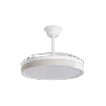 Ventilador de Techo Retráctil Samaná Crema AJP / Alemar en un ambiente moderno, destacando su integración