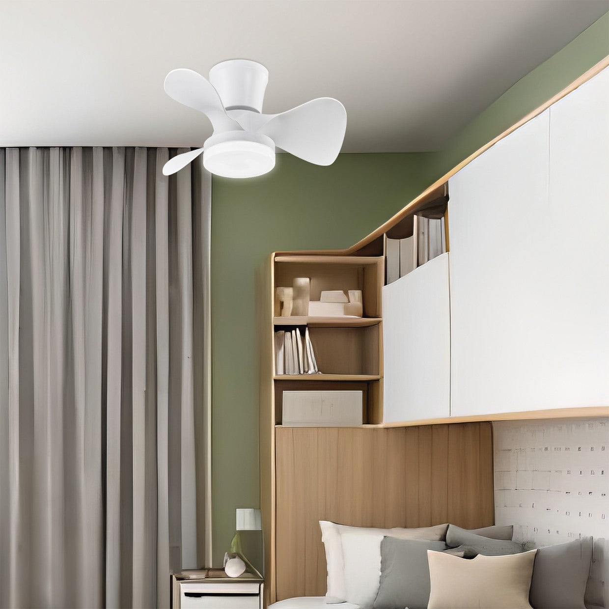 Medidas ventilador techo Siux Blanco 56cm AJP/Alemar Ref. 11536 - LuzGuru.com
