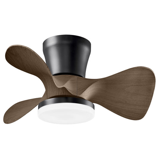 Medidas ventilador techo Siux 56cm negro-madera AJP Alemar Ref. 11539 - LuzGuru