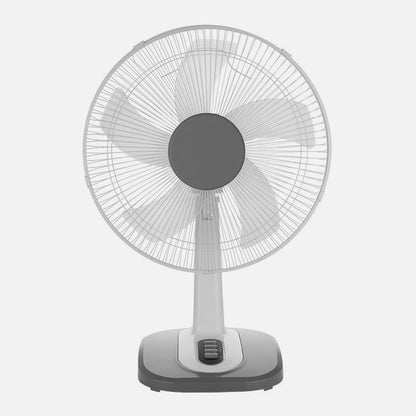 Ventilador Arroyo fabricado en Metal y Policarbonato color Blanco y Gris