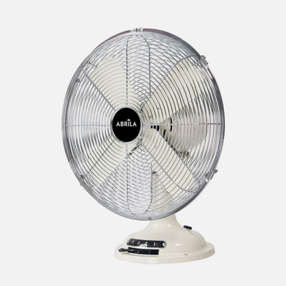 Ventilador de Sobremesa Capitolio 37 W Crema y Cromo Fabrilamp - imagen 3 | Fabrilamp / Abrila