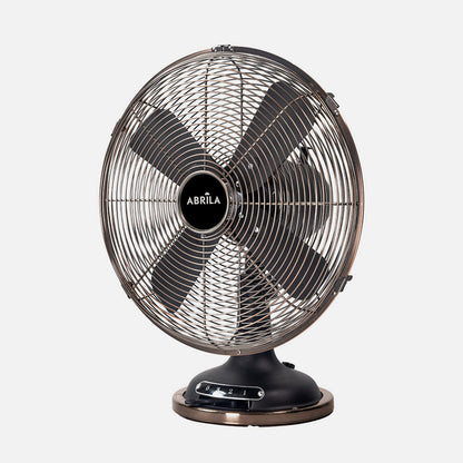 Ventilador de sobremesa con motor AC de 37W y 3 velocidades