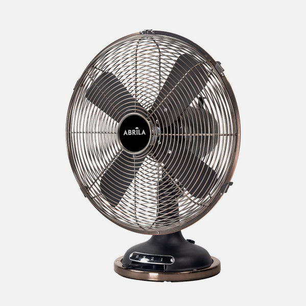 Ventilador de Sobremesa Capitolio 37W Negro y Cobre Fabrilamp - imagen 3 | Fabrilamp / Abrila