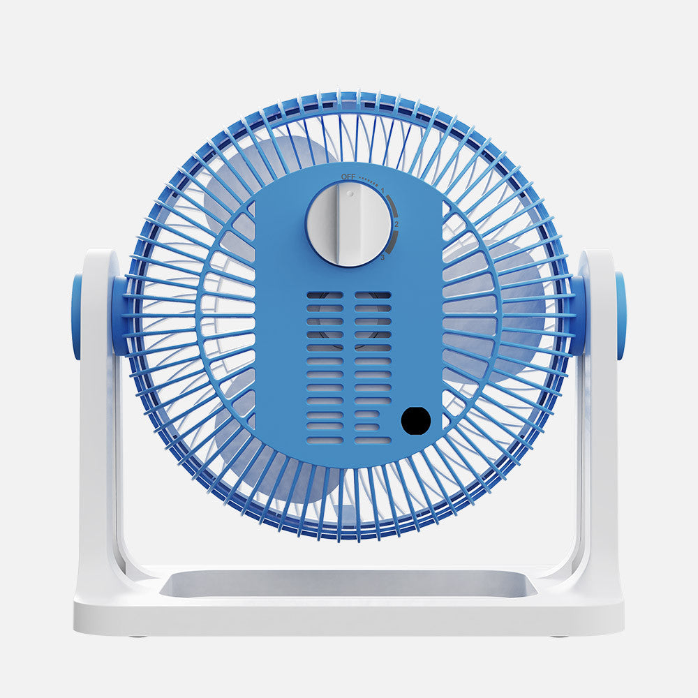 Ventilador de diseño moderno ideal para mesa de noche o escritorio