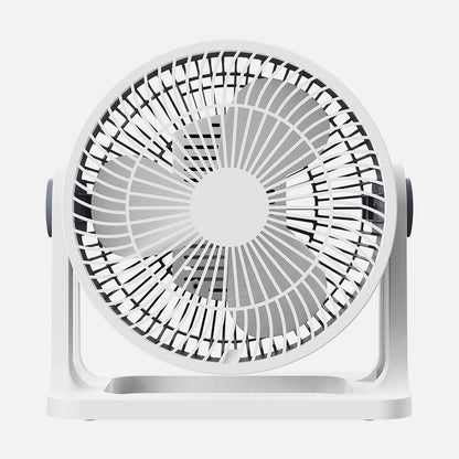 Ventilador Funchal fabricado en metal y policarbonato color gris