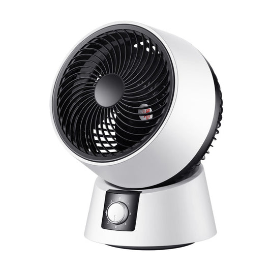 Ventilador de sobremesa Gavilán blanco y negro de Fabrilamp, modelo 236471026, 35W, 3 velocidades, orientable.