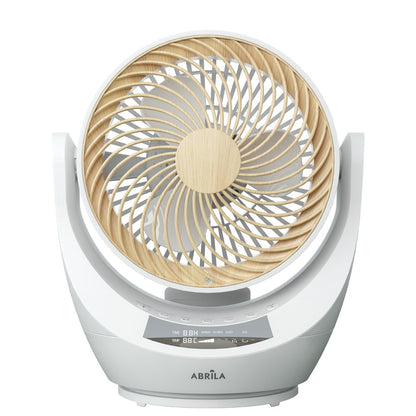 Ventilador Navia fabricado en Metal ABS y Policarbonato color Blanco/Haya